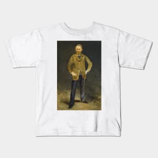 Self-Portrait by Edouard Manet Kids T-Shirt